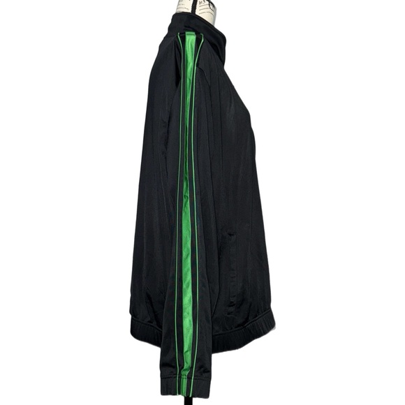 Nike - Black and Green Track Jacket - Size Large - Picture 4 of 8